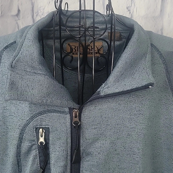 BIG SKY Blue Zip Up Men's Jacket XXL - Picture 7 of 8